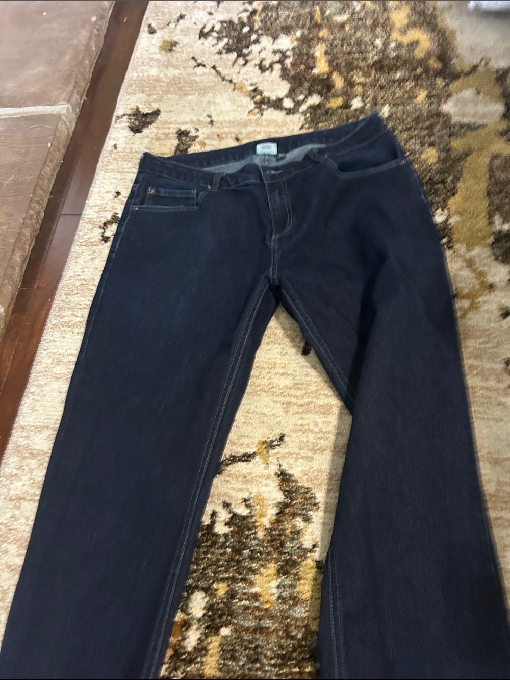 Dark Blue Women's Straight-Leg Jeans